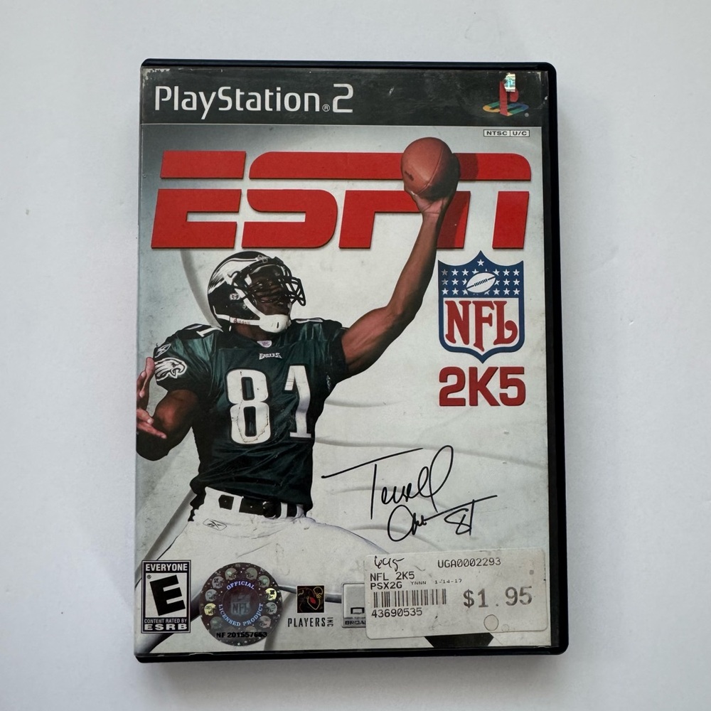 NFL 2K5 for PlayStation 2 - Black Case